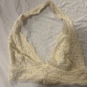 Free People Cream Bralette Size M